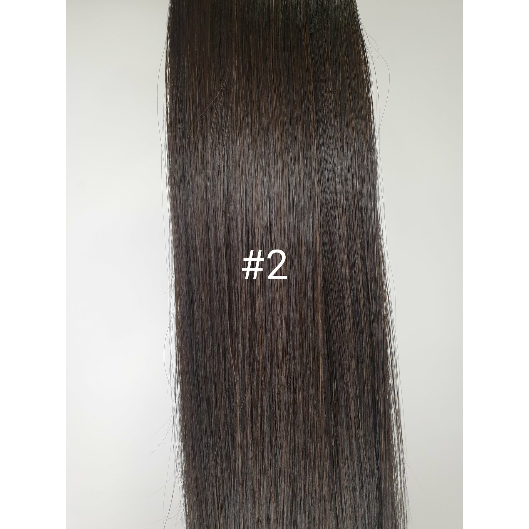 Brown Clip In Extensions, Seamless Remy Hair Extensions Clip-Ins #2 Luxury  Remy Hair